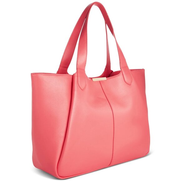 On 34th Azriell Extra-Large Tote - Peony Coral - Picture 2 of 9
